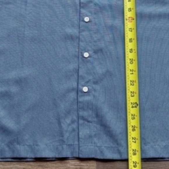 Quiksilver Blue & White Windowpane Plaid Short Sleeve Soft Modal Blend Shirt, S - Picture 7 of 13